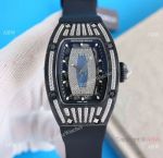 Swiss Copy Richard Mille RM007-1 Ladies Watches Carbon & Diamond